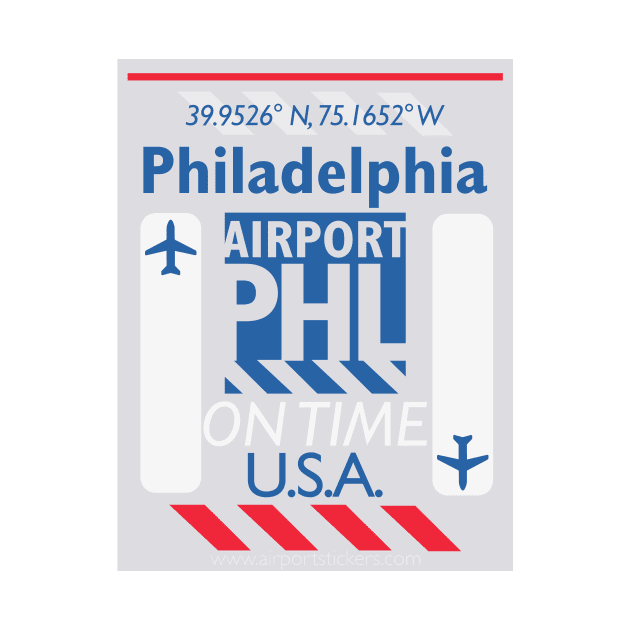 PHL Philadelphia airport code 27092021 design by Woohoo
