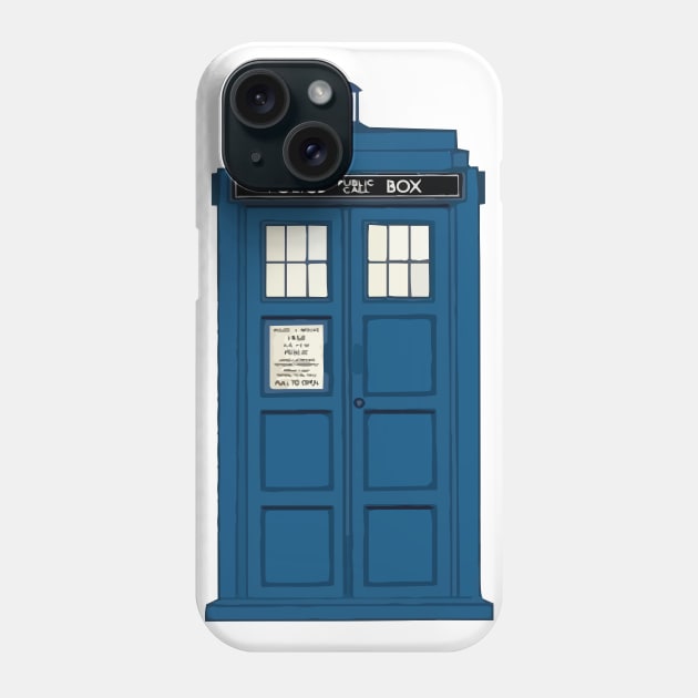 Tardis Phone Case by ericb