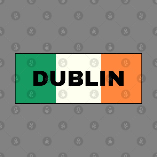 Dublin City in Irish Flag by aybe7elf
