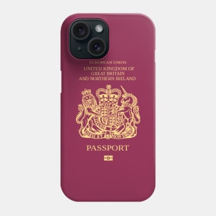 British EU passport Phone Case