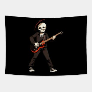 Funny Dancing Skull Tapestry