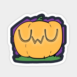 UWU Pumpkin Magnet