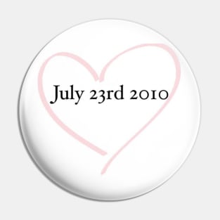 July 23rd 2010 Artwork Pin