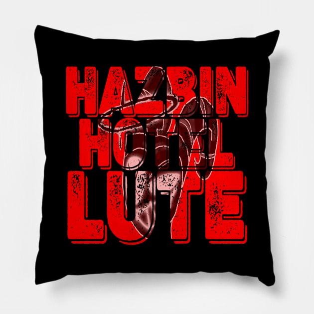 Bloody Hazbin Hotel Lute Pillow by Pharaoh Shop