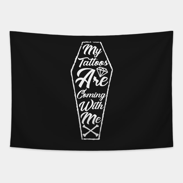 Inked Til Death Tapestry by DIAMONDSANDCROSSBONES