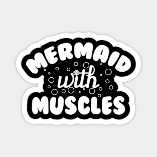 Mermaid With Muscles Magnet