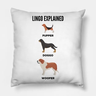 Lingo Explained Pillow