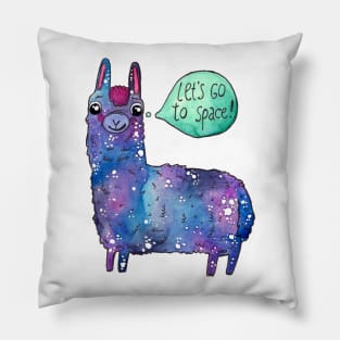 Space Llama Pillow