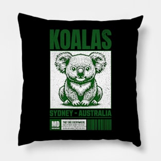 Koala from Sydney, Australia Pillow