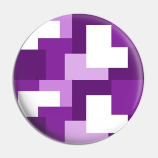Purple abstract squares tiles pattern Pin
