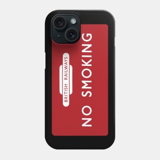 British Railways No Smoking sign Phone Case