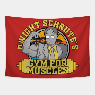 Dwight Schrute S Gym For Muscles Tapestry