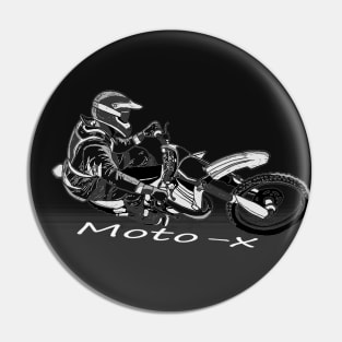 MOTO-X Racer Pin