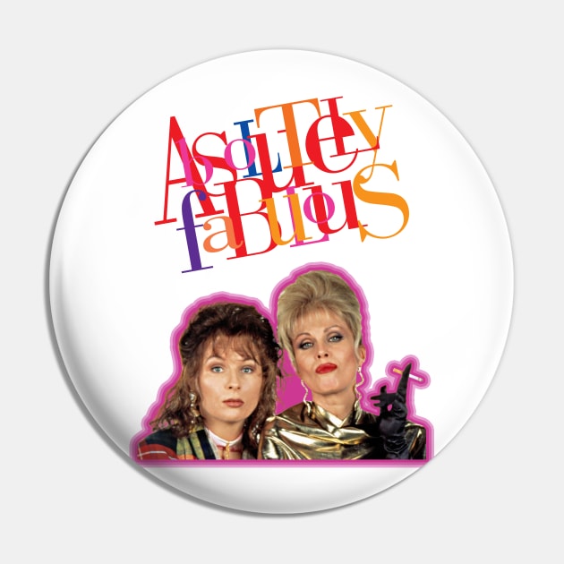 Absolutely Fabulous Pattie and Edina Pin by chaxue