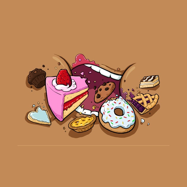 Bakery Glutton Facemask (medium skin) by JadedSketch