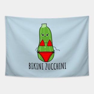 Bikini Zucchini Funny Zucchini Tapestry