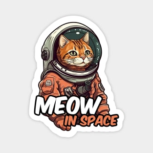 Astronaut cat Magnet