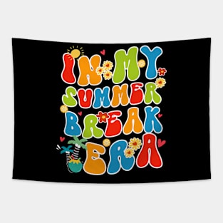 Teacher Summer In My Summer Break Era Last Day Of School Gift For Boys Kids Tapestry