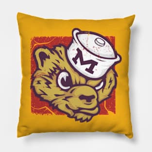 Michigan Wolverines old style Pillow