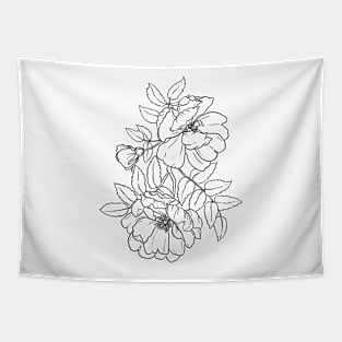 Midsummer Roses Tapestry