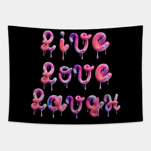 Live, love, laugh Tapestry