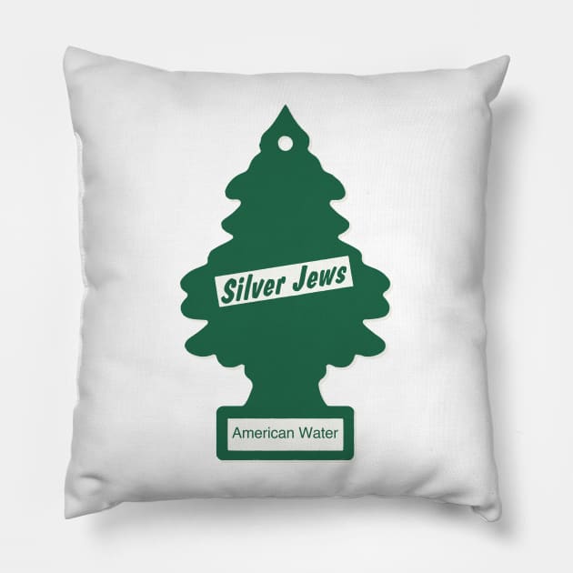 Silver Jews  -  Original Retro Design Pillow by unknown_pleasures