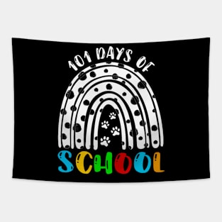 101 Days Of School Today 101 Days Smarter Dalmatian Lovers Tapestry