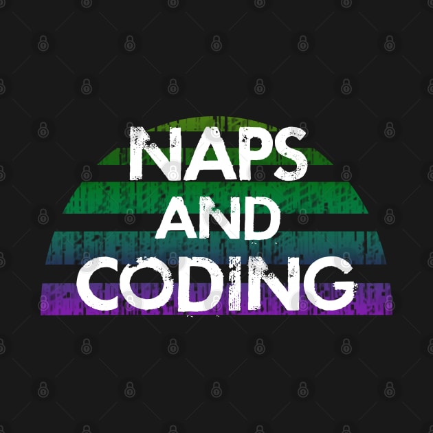 Naps lover. Napping and coding. Funny programming quote. Badass coder. Coolest best most awesome programmer ever. Gifts for coders, programmers, web developers. Coding humor by BlaiseDesign