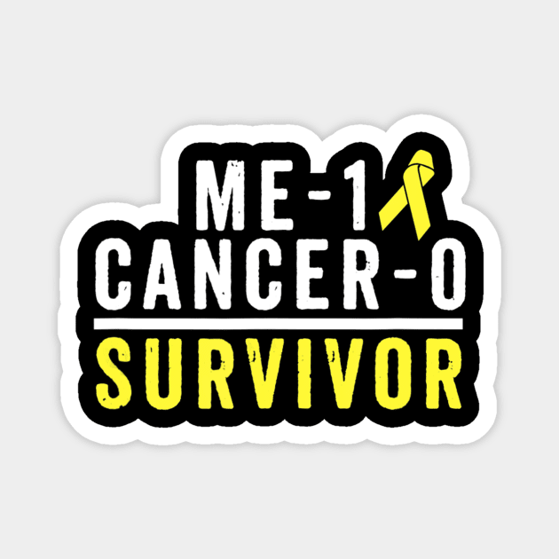 Sarcoma Cancer Survivor Awareness Shirt Gift Bone Cancer Magnet by ChristianCrecenzio