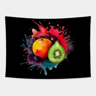 Watercolor fruit Tapestry