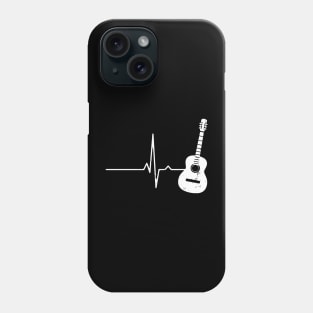 Acoustic Guitar Heartbeat Phone Case