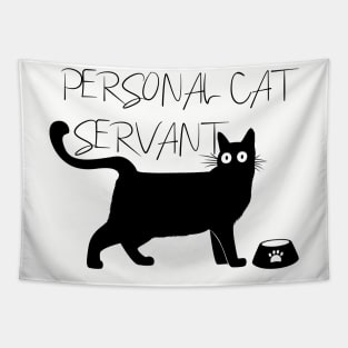 personal cat servant Tapestry