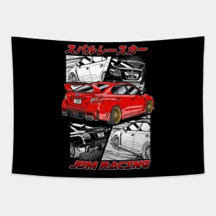 JDM Red Subie Impreza  WRX STi 2015 Tapestry