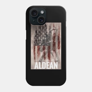 Team Aldean Vertical American Flag Phone Case