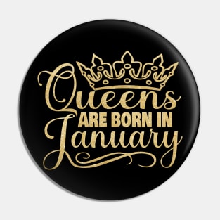 Queens are born in January Pin