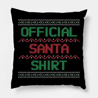 official santa shirt Pillow