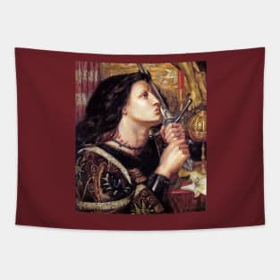 Joan of Arc - Dante Gabriel Rossetti Tapestry