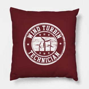 Wind Turbine Technician #3 Pillow