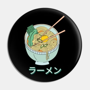 Kawaii Japanese Ramen Anime Food Aesthetic Pin