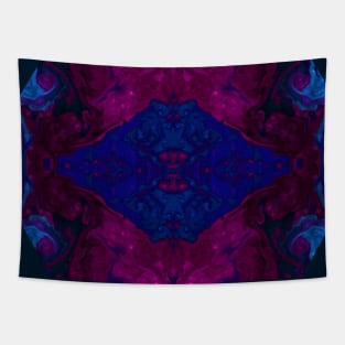 Pink/Blue Ink Blot Tapestry