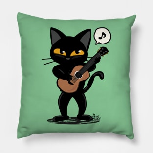 Cat guitar Pillow