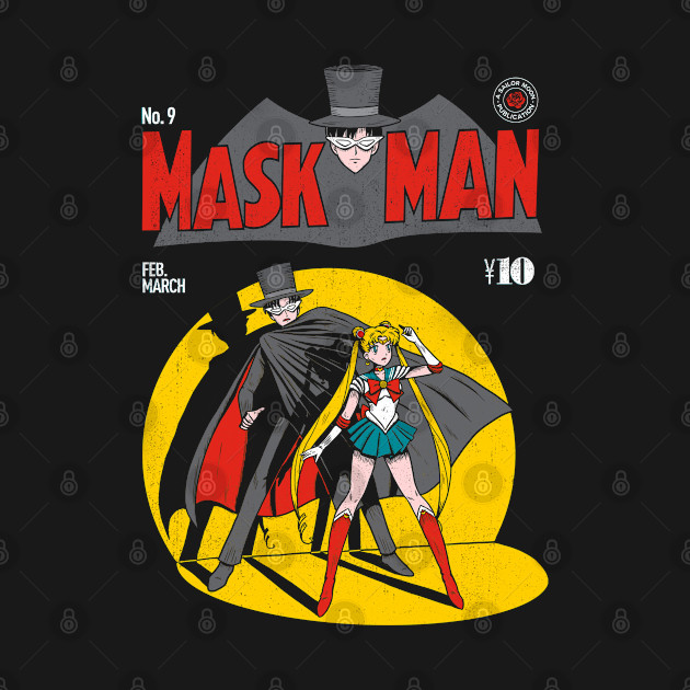 Disover Maskman - Sailor Moon - T-Shirt