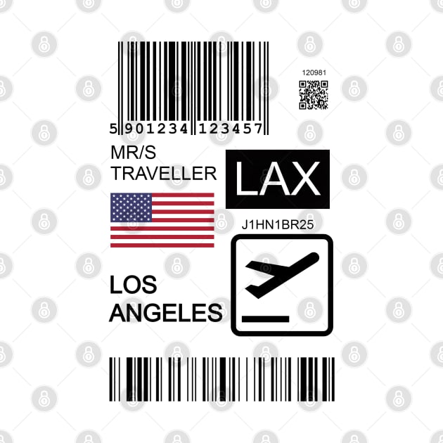 Los Angeles USA travel ticket by Travellers