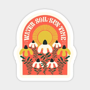 Water Sun Soil Time Alt Design Magnet