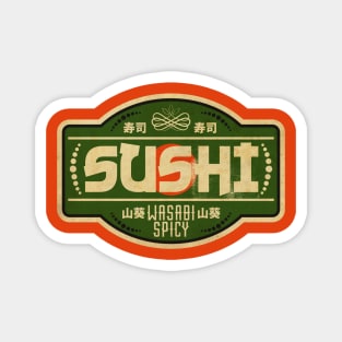 Sushi Wasabi Spicy Magnet