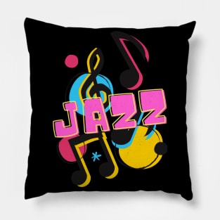 Jazz Music Funk Soul Musician Pop Art Pillow