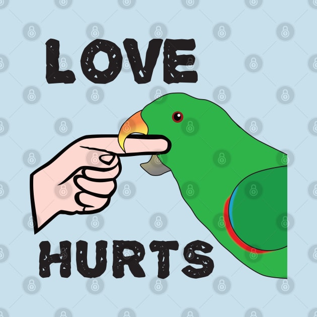 Love Hurts - Eclectus Parrot Male by Einstein Parrot