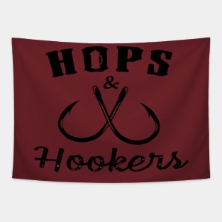 Hops and Hookers Fishing Tapestry