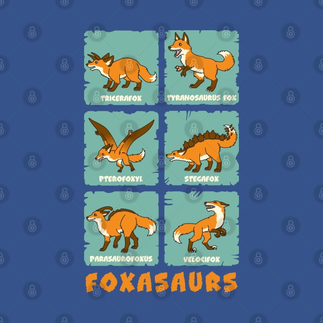 Foxasaurs by GiveNoFox