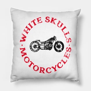 Bikes and Skulls, Hand in Hand Pillow